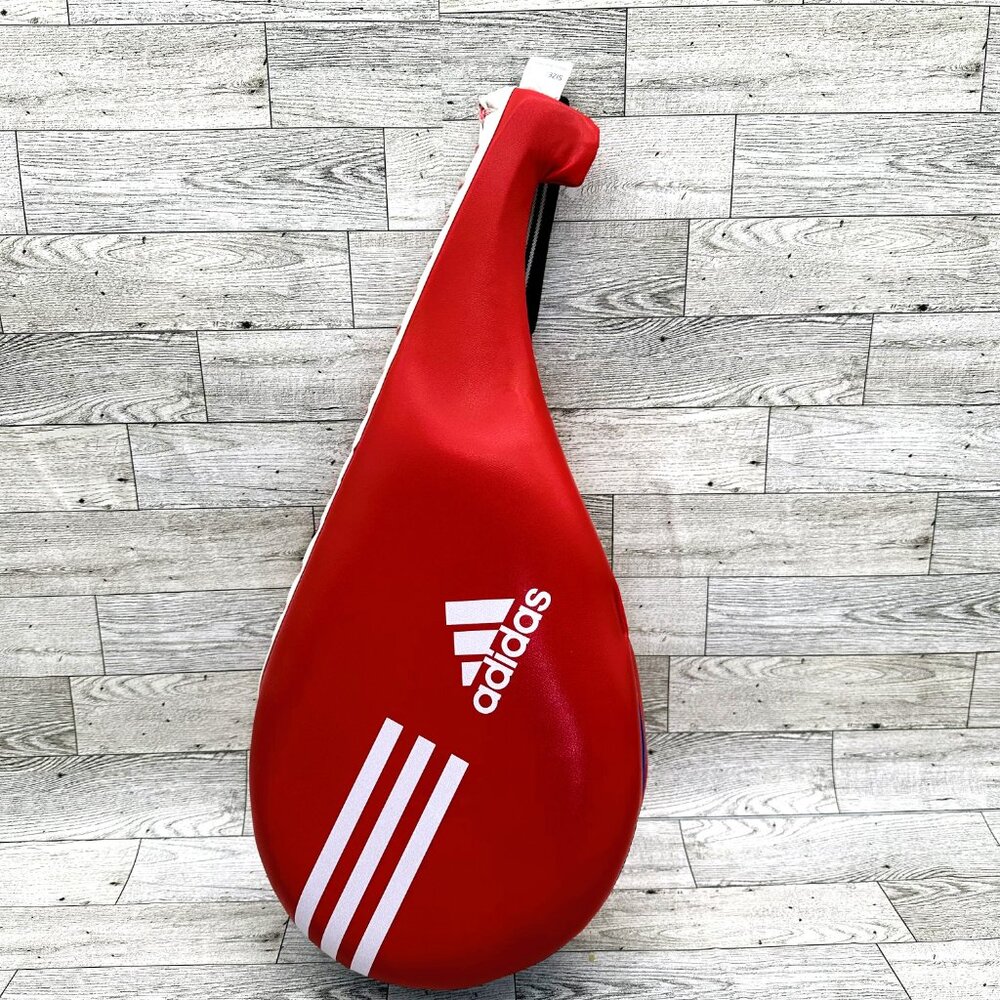Red, White, & Blue Large Taekwondo Adidas Kicking Strike Pad, Made in Korea